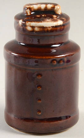Brown Drip Salt Shaker