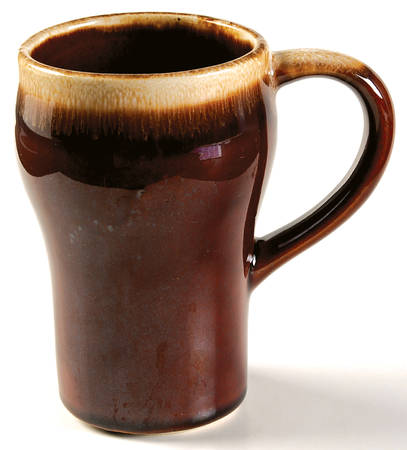 Brown Drip Mug
