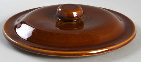 Brown Drip Lid for 2.5 Qt Covered Casserole