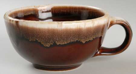 Brown Drip Soup Mug