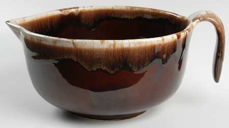 Brown Drip Batter Bowl
