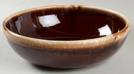 Brown Drip 7" Round Vegetable Bowl