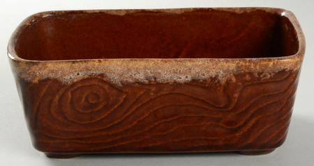 Brown Drip 3" Planter
