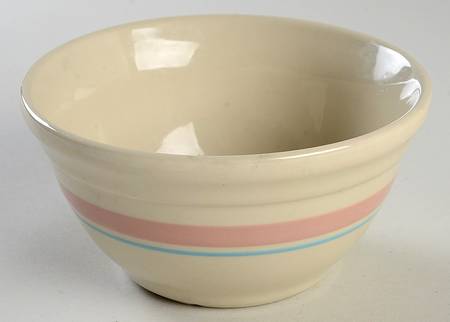 Pink & Blue Stripes 6" Mixing Bowl