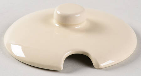Pink & Blue Stripes Lid for Bean Pot