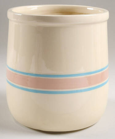 Pink & Blue Stripes Extra Large Canister No Lid