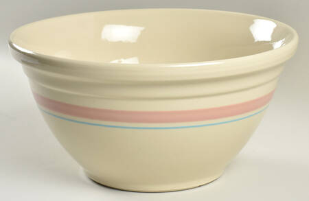 Pink & Blue Stripes 12" Mixing Bowl