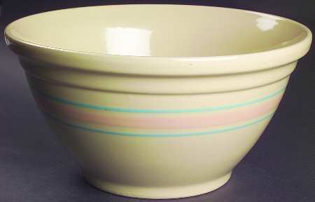 Pink & Blue Stripes 12" Mixing Bowl