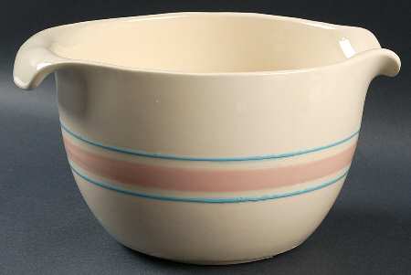 Pink & Blue Stripes Batter Bowl