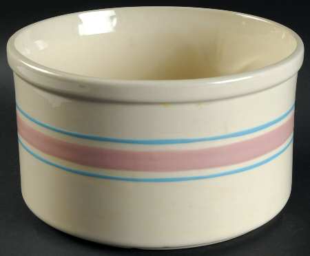 Pink & Blue Stripes Single Light Candlestick