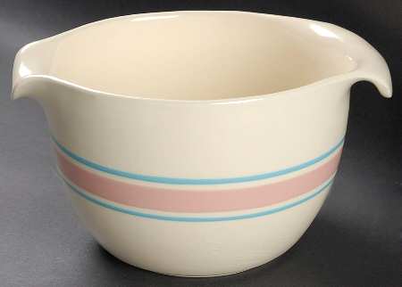 Pink & Blue Stripes Batter Bowl