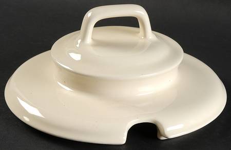 Pink & Blue Stripes Lid for Tureen