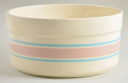Pink & Blue Stripes Pet Bowl