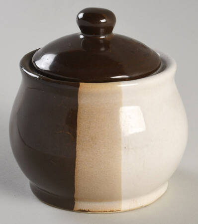 Sandstone Sugar Bowl & Lid