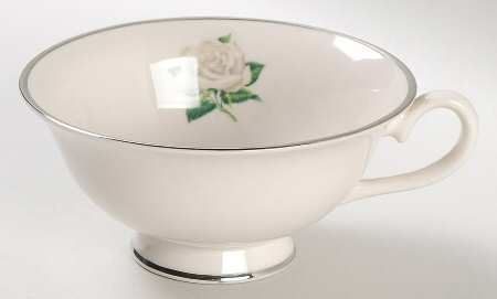 White Rose Footed Cup