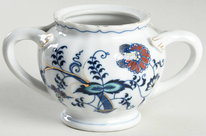 Blue Danube (Pat #99183) Sugar Bowl No Lid