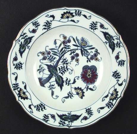 Blue Danube (Pat #99183) Rim Soup Bowl