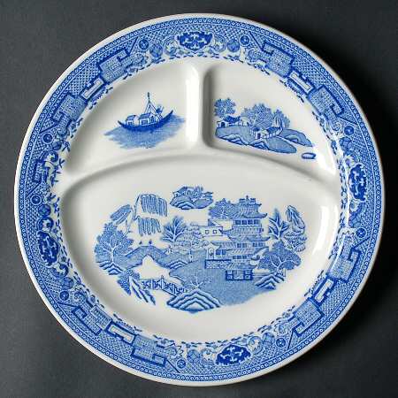 Blue Willow Grill Plate