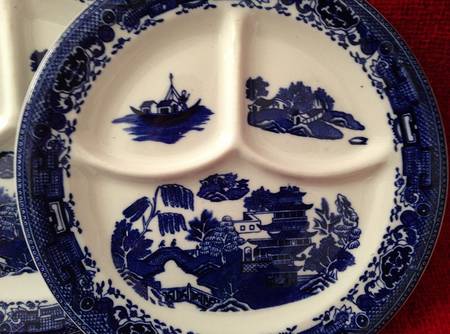 Blue Willow Grill Plate