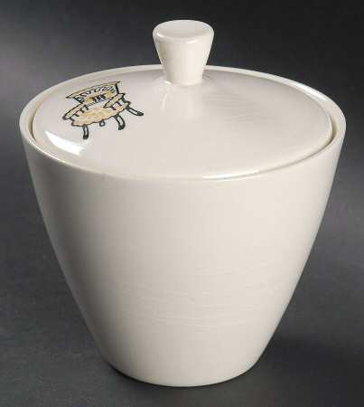 Gay Nineties Sugar Bowl & Lid