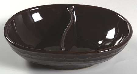 MCR2 9" Oval Divided Vegetable Bowl