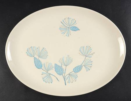 Blue Spruce 13" Oval Serving Platter
