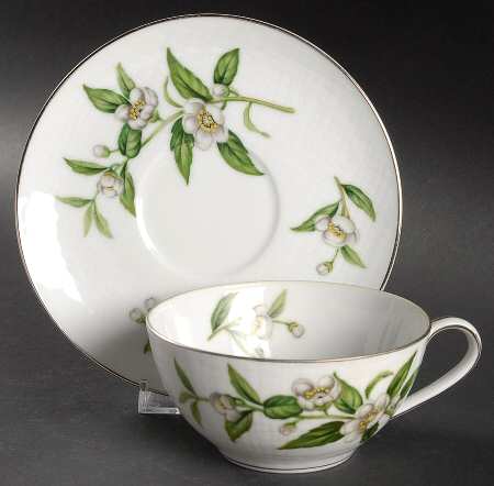 Ceylon Flat Cup & Saucer Set