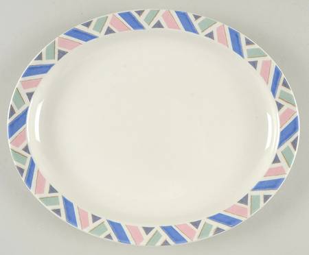 Aztec 12" Oval Serving Platter