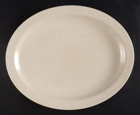 Beige Mist 12" Oval Serving Platter