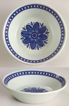 Blue Dahlia Coupe Cereal Bowl