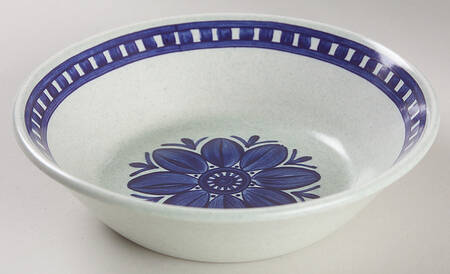 Blue Dahlia Coupe Cereal Bowl