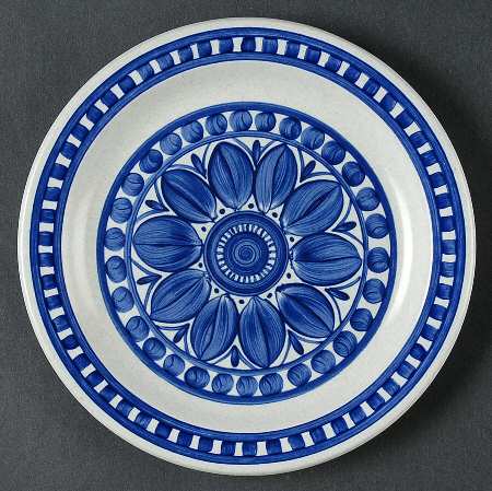 Blue Dahlia Bread & Butter Plate