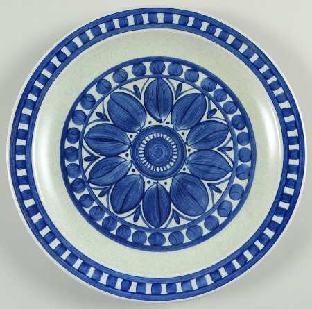 Blue Dahlia Salad Plate