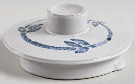 Blue Print England Lid for Coffee Pot