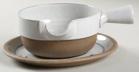 Blue Print England Gravy Boat & Underplate