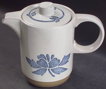 Blue Print England Small Coffee Pot & Lid