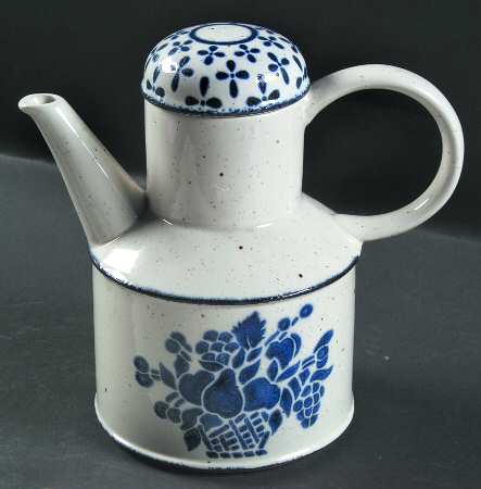 Country Blue Coffee Pot & Lid