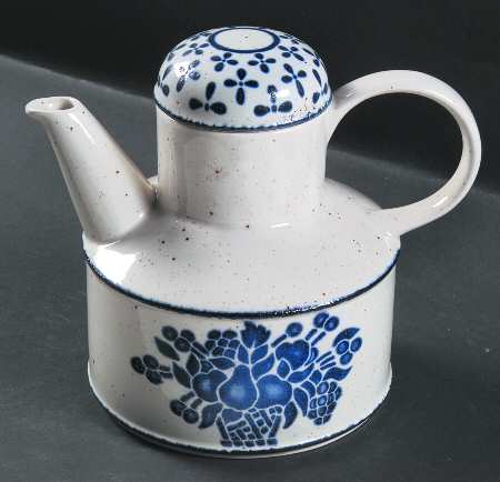 Country Blue Teapot & Lid