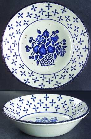 Country Blue Coupe Cereal Bowl