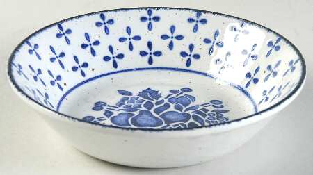 Country Blue Fruit/Dessert (Sauce) Bowl