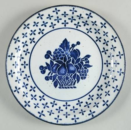 Country Blue Salad Plate