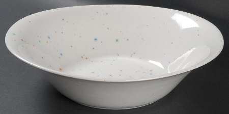 Confetti (Style Shape) 9" Round Vegetable Bowl