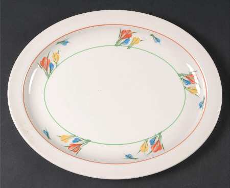 Crocus 11" Oval Serving Platter