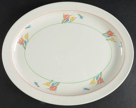 Crocus 13" Oval Serving Platter
