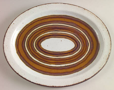 Earth 12" Oval Serving Platter