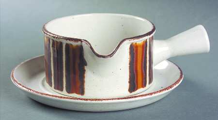 Earth Round Gravy Boat & Underplate