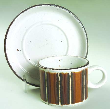 Earth Flat Cup & Saucer Set