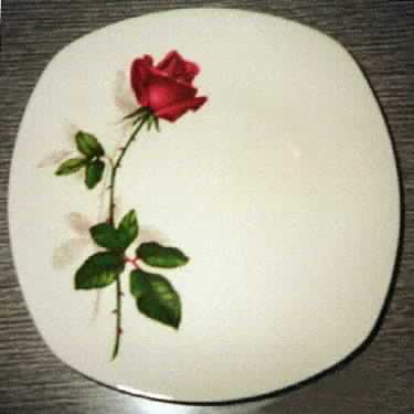 Fashion Rose Dinner Plate