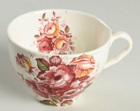 Madalyn Red Multicolor Flat Cup