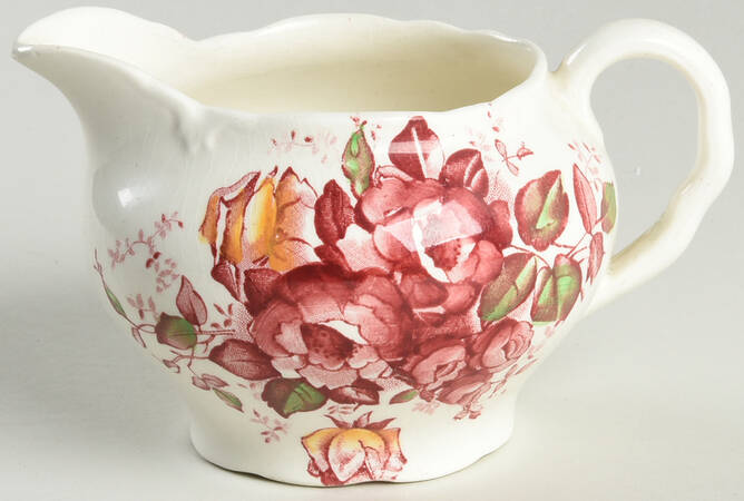 Madalyn Red Multicolor Creamer